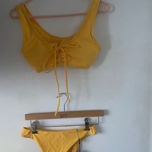 Yellow Zaful bikini